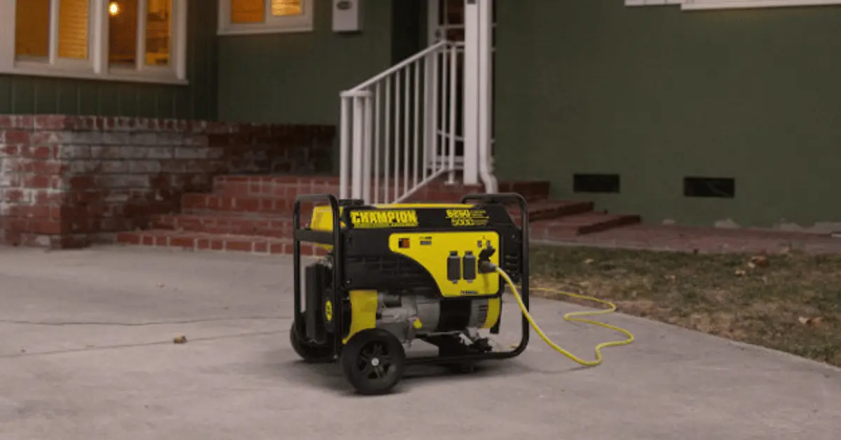 The safe distance for placing your Generator depends on its type