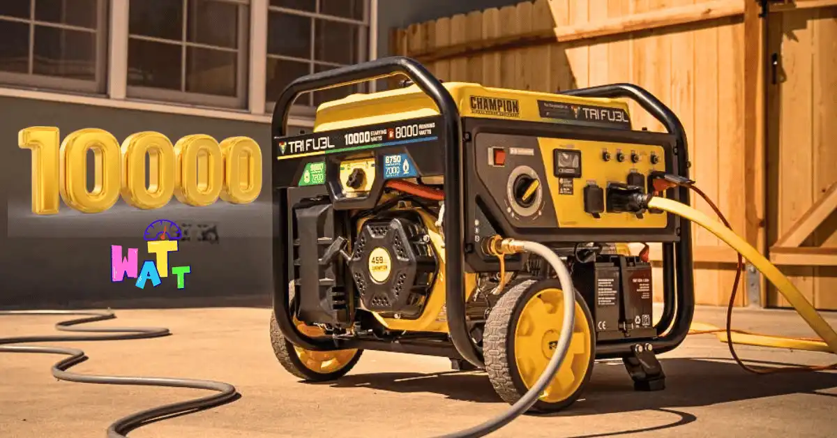 Why Choose a 10,000-Watt Generator?